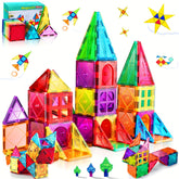 Magnetic Tile Toys Magnetic Building Blocks For Kids 3-12 Years Old Educational Toys For Girls And Boys Sensory Play