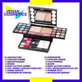 ZMILE COSMETICS Diamonds Beauty Box Vegan Shimmer Cosmetics with Mirror - Small Make-Up Set for On the Go, for Traveling and as a Gift