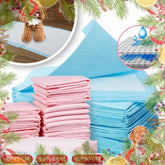 100 disposable pet diapers Highly absorbent puppy training pads 45x60 Christmas ornaments 60x60 leak-proof quick-drying design 60x90 pet deodorant diapers for potty training make a great Christmas gift, Housebreaking Aids, Absorbent Underpad