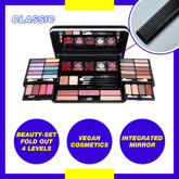 ZMILE COSMETICS - 51 Classic Beauty Box Palette Vegan Cosmetics Set with Mirror - Small Make-Up Set for On the Go, for Traveling and as a Gift