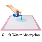 50Pcs Puppy Pads 60x45 cm Ultra Absorbent Anti-Slip Dog and Puppies Training Pads, Odor Free - Multi-Layered Dog Pads, Leak-proof, Quick Dry Toilet Mat
