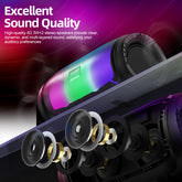 Wireless Speaker, Outdoor Portable Subwoofer, 800mAh Battery, 8 Hours of Gaming Time Loud Stereo, Boombox Subwoofer.Booming Bass-Charge Speakers For More Louder Volume And Longer Service Lifetimes