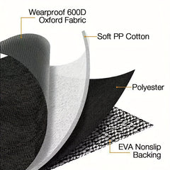 Extra Large Pet Car Seat Cover with Safety Harness - Heavy-Duty Non-Slip Backrest, Adjustable Headrest Straps & Side Shields - Fit for SUVs, Sedans, Minivans - Easy-Clean Car Seat Protector for Large Dogs - Spill & Scratch Proof - Compatible with Front/R