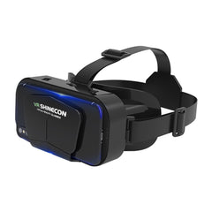 3D VR Headset for iPhone & Android - G10 Virtual Reality Glasses with Proximity Sensor & Controller, Binocular-Style Design, Comfortable PVC Material, Ideal for Gaming & Movies