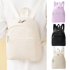 Women'S Mini Backpack - Elegant Floral & Wave Print Crossbody Bag with Drawstring Closure, Soft Shell Shoulder Bag for Travel, School, Work, Everyday - Lightweight & Easy-clean Women'S Purse, Backpack For Travel, School Accessory, Work Accessory