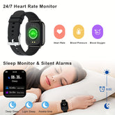 P32 Smart Watch, Fitness Tracker 4.29cm Touch Screen Sleep Monitor, Fitness Watch Smartwatch, 24 Modes, Pedometer Activity Trackers Smart Watch for Men Women for Android IOS, Health Monitoring, Workout Companion, Compact Wearable, Stylish Activity