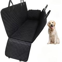Extra Large Pet Car Seat Cover with Safety Harness - Heavy-Duty Non-Slip Backrest, Adjustable Headrest Straps & Side Shields - Fit for SUVs, Sedans, Minivans - Easy-Clean Car Seat Protector for Large Dogs - Spill & Scratch Proof - Compatible with Front/R