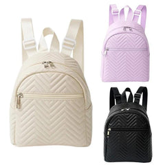 Women'S Mini Backpack - Elegant Floral & Wave Print Crossbody Bag with Drawstring Closure, Soft Shell Shoulder Bag for Travel, School, Work, Everyday - Lightweight & Easy-clean Women'S Purse, Backpack For Travel, School Accessory, Work Accessory