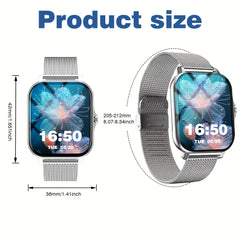 [Smart Men's Smartwatch] Multi Functional Men's Smartwatch | Multiple Sports Modes, Weather Updates, Remote Camera Control, Wireless Music And Call Functions